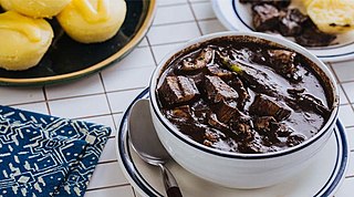 <i>Dinuguan</i> Filipino savory stew