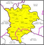 Carte du diocèse