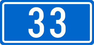 <span class="mw-page-title-main">D33 road (Croatia)</span> Road in Croatia