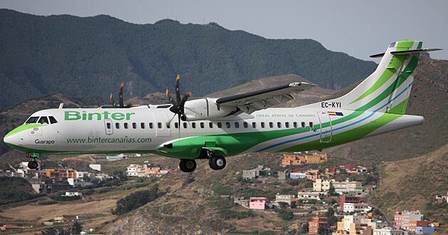 Binter Canarias ATR 72-200 en el Aeropuerto de Tenerife Norte