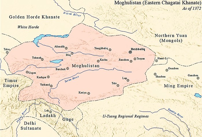 Moghulistan in 1372