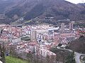 Vista parcial de la Ciudad de Eibar, (Guipuzcoa, País Vasco España)