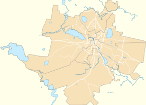 19-й военный городок на карте