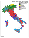 Miniatura per Eleccions legislatives italianes de 1996