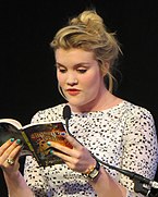 Emerald Fennell won for Promising Young Woman. Emerald Fennell25-03-2013 MarkJones (cropped).jpg