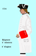 Régiment d’Enghien de 1734 à 1740