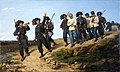 Ritorno dei bersaglieri italiani da una ricognizione, 1861