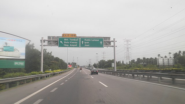 Exit 158 of expressway