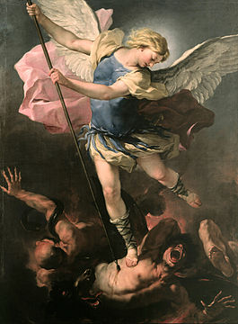 Saint Michel archange battant les anges rebelles, 1663-1664, musées d'État de Berlin