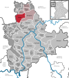 Lage der Gemeinde Fellen im Landkreis Main-Spessart