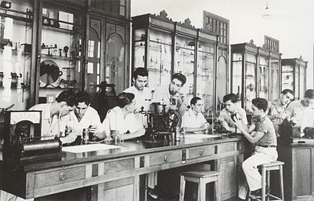 Castro, second from left, at Colegio de Belén, Havana, 1943