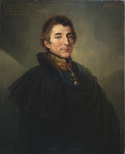 The Duke of Wellington wearing the Spanish Fleece in 1820