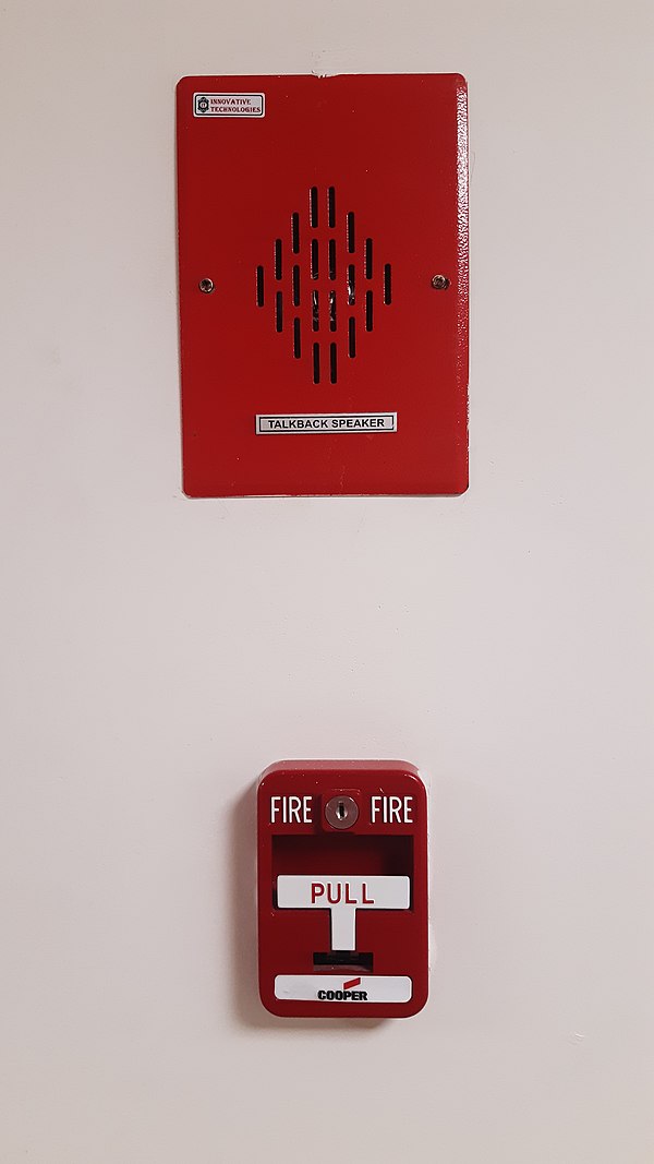 Fire alarm speaker and pull station