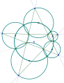 Five circles theorem
