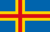 Åland Uharteetako bandera
