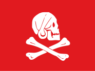 Flag of Henry Every red