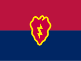 Vlag van het Amerikaanse leger 25th Infantry Division.svg