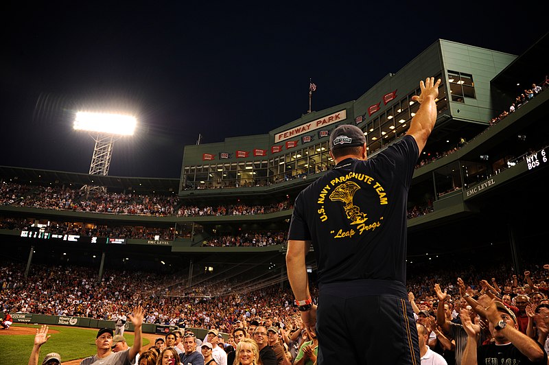 File:Flickr - Official U.S. Navy Imagery - Chief Special Warfare Operator waves to the crowd at Fenway Park..jpg