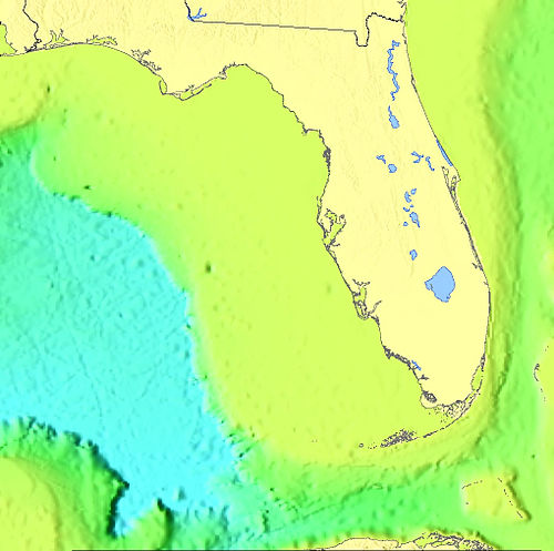 The Keys were formed near the edge of the Florida Platform