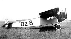 A cikk szemléltető képe Fokker F.III