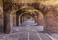 The casemates at Fort Jefferson, Dry Tortugas National Park