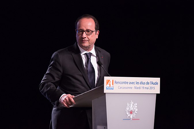 François Hollande in Carcassone, 19 May 2015