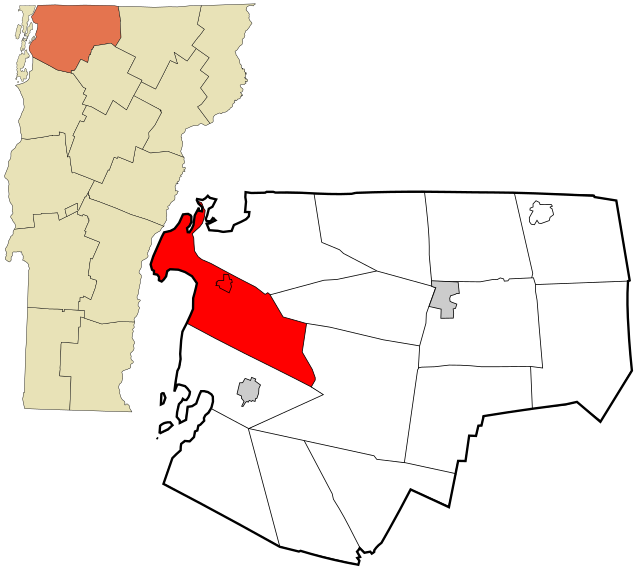 Localização no condado de Franklin