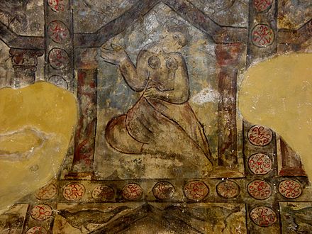 Qasr Amra fresco