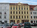 Gasthof zum Goldenen Stern, City of Berlin;  Residential building in closed development, with two shops with original fronts