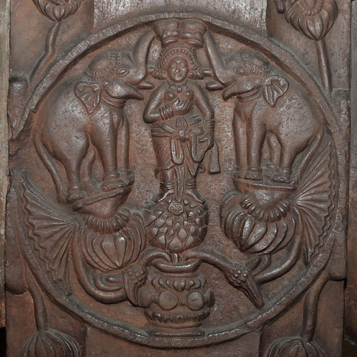 File:Gajalaxmi - Medallion - 2nd Century BCE - Red Sand Stone - Bharhut  Stupa Railing Pillar - Madhya Pradesh - Indian Museum - Kolkata 2012-11-16  1837 Cropped.JPG - Wikipedia