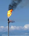 Gas flare on top of a flare stack at Preemraff Lysekil 6.jpg