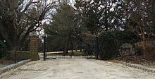 Driveway of a mansion in Rumson