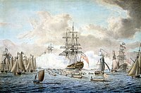 1773年のジョージ3世の観艦式　(1773)