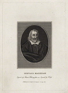 <span class="mw-page-title-main">Gervase Markham</span> 16th/17th-century English poet and writer