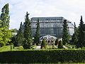 Vitrodomo de la Botanika Ĝardeno de Berlino en Berlin-Dahlem.