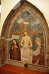 Affresco del Cristo in pietà tra i dolenti e san Giovanni Battista, Museo diocesano di Gaeta