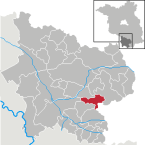 Poziția Gorden-Staupitz pe harta districtului Elbe-Elster