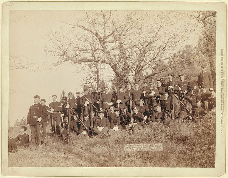 File:Grabill - Company C, 3rd U.S. Infantry near Fort Meade-2.jpg