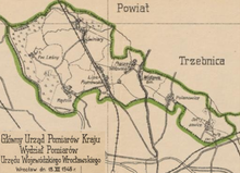 obszar nieistniejącej Gminy Widawa - 1945-1954