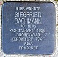 Stolperstein für Siegfried Bachmann