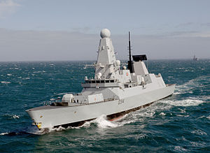 Diamond during Exercise Joint Warrior near Scotland in April 2013