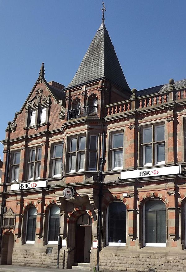 HSBC, Market Place, Long Eaton by Albert Nelson Bromley 1891