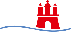 Officielt logo for Hamborgs frie og hansestad