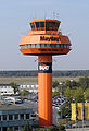 Der Tower in Hannover mit der Sixt-Werbung