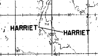 <span class="mw-page-title-main">Tropical Storm Harriet</span> Pacific tropical storm and North Indian cyclone in 1962