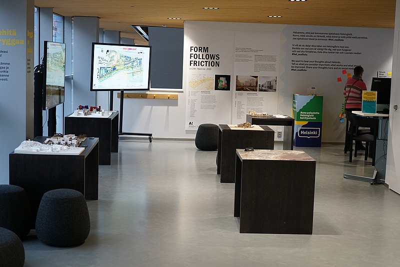 File:Helsinki architecture examples by Aalto University Students in Brygga, Oodi, Helsinki.jpg