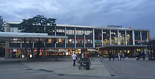 Hildesheim Hauptbahnhof railway station in Hildesheim, Germany