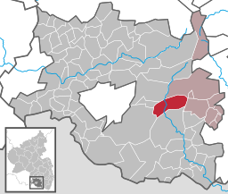 Läget för Hinterweidenthal i Landkreis Südwestpfalz
