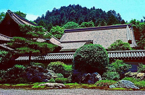 Hojo-hagen in Nanzen-ji i Kyoto, Japan