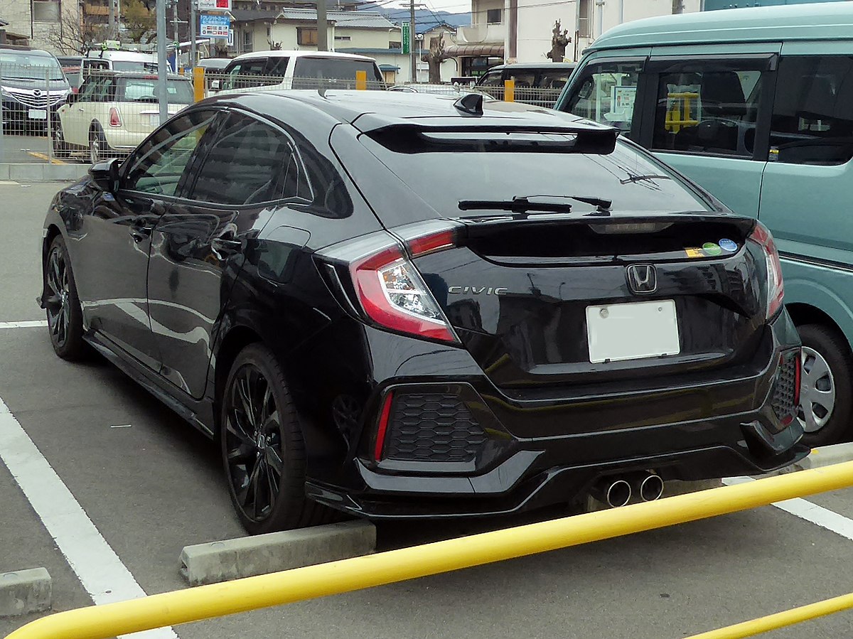 File Honda Civic Hatchback Dba Fk7 Rear Jpg Wikimedia Commons